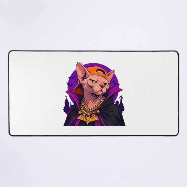 Item preview, Streetwear Vampire Sphynx Cat Gothic Halloween Mascot designed and sold by chattsuede.