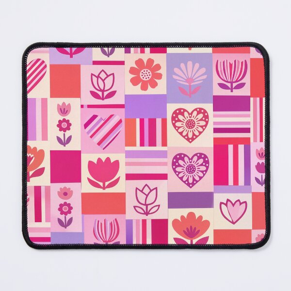 Item preview, Pink and purple floral pattern design designed and sold by Chi261.