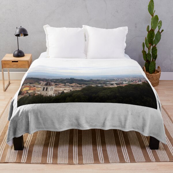 Item preview, View from Spoleto with church towers and human settlements designed and sold by Kristina Drozd.