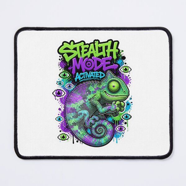 Item preview, Stealth Mode Activated Chameleon Gamer Sticker | Graffiti Gaming Animal Art designed and sold by Panom Suavichien.