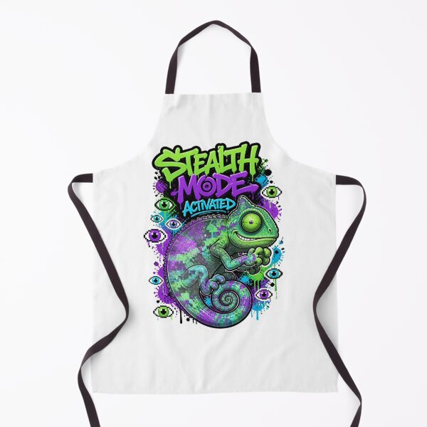 Item preview, Stealth Mode Activated Chameleon Gamer Sticker | Graffiti Gaming Animal Art designed and sold by Panom Suavichien.