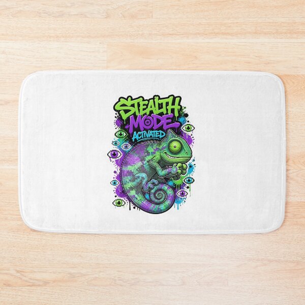 Item preview, Stealth Mode Activated Chameleon Gamer Sticker | Graffiti Gaming Animal Art designed and sold by Panom Suavichien.