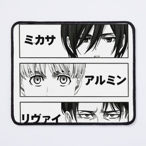 Item preview, Attack on Titan Eyes Eren Mikasa Armin Levi designed and sold by Sharksito.