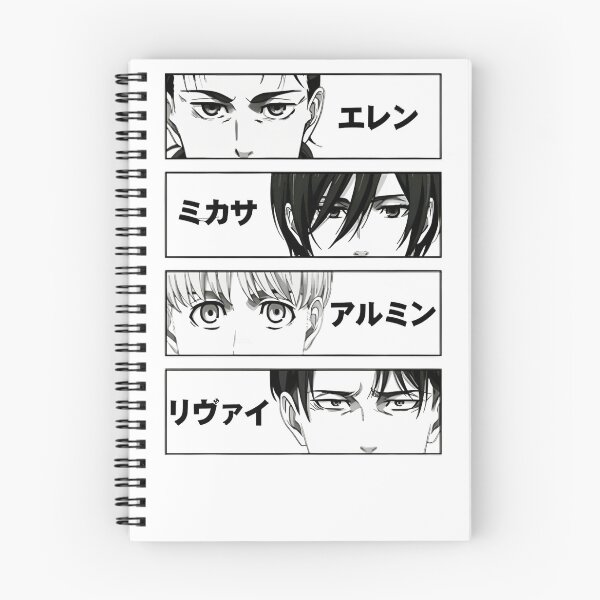 Item preview, Attack on Titan Eyes Eren Mikasa Armin Levi designed and sold by Sharksito.