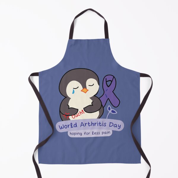 Item preview, World arthritis day awareness cute kawaii penguin designed and sold by fluffyfamcraft.