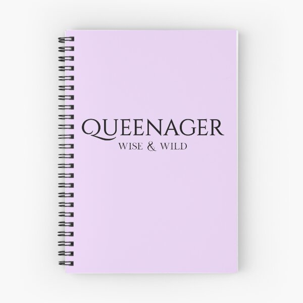 Item preview, Queenager - Wise & Wild (Black Text) designed and sold by LivingMidlife.