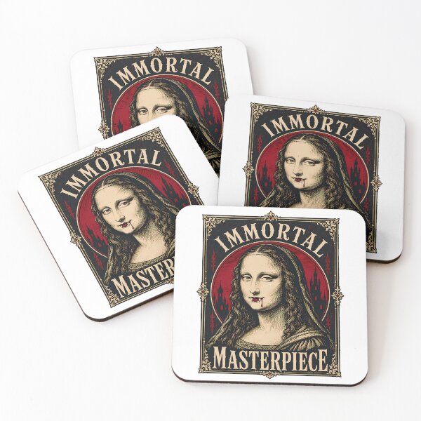 Item preview, Gothic Vampire Mona Lisa Immortal Masterpiece Horror designed and sold by chattsuede.