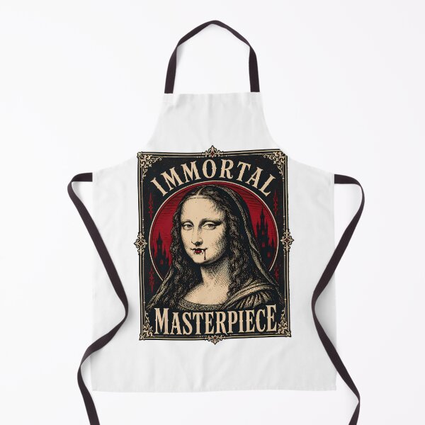 Item preview, Gothic Vampire Mona Lisa Immortal Masterpiece Horror designed and sold by chattsuede.