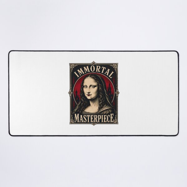 Item preview, Gothic Vampire Mona Lisa Immortal Masterpiece Horror designed and sold by chattsuede.