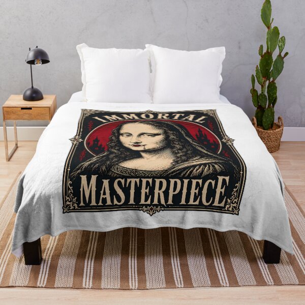 Item preview, Gothic Vampire Mona Lisa Immortal Masterpiece Horror designed and sold by chattsuede.