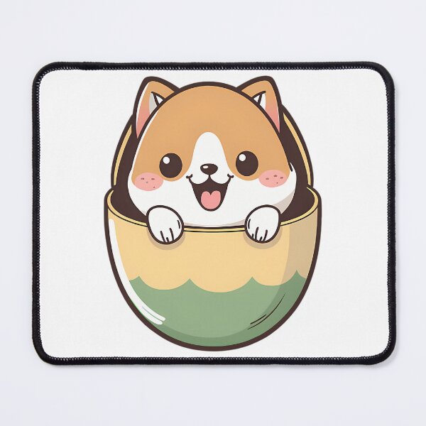 Item preview, Cute Dog In The Egg designed and sold by Jayne-eSiovbt.