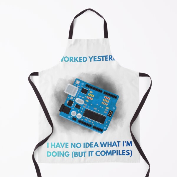 Item preview, Funny Microcontroller It Worked Yesterday Programmer Hardware Joke designed and sold by Mircea786.