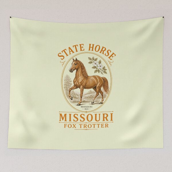 Item preview, Show-Me Region Horse Motif designed and sold by taiche.
