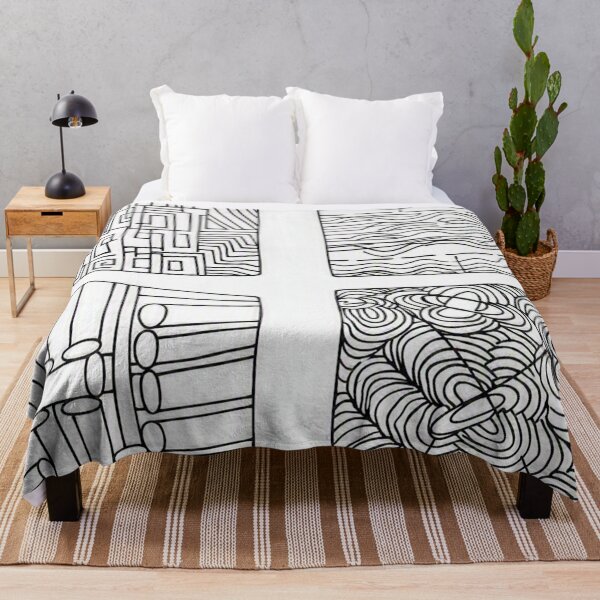 Item preview, Minimalist Abstract Line Art Pattern designed and sold by LuxuryApparels.
