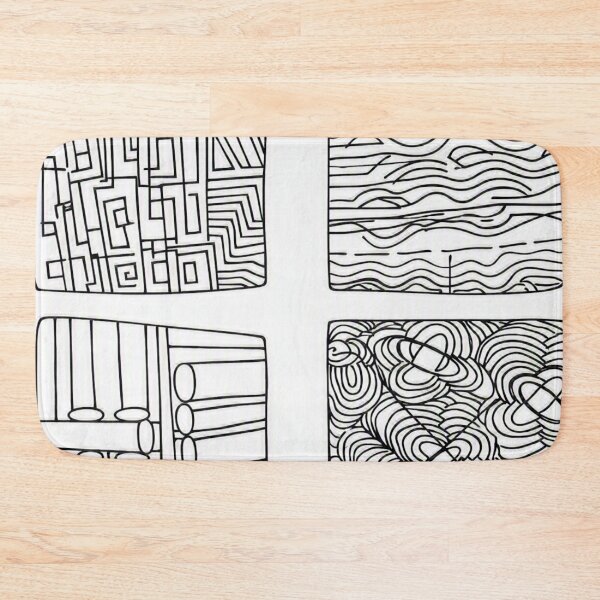 Item preview, Minimalist Abstract Line Art Pattern designed and sold by LuxuryApparels.