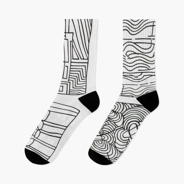 Item preview, Minimalist Abstract Line Art Pattern designed and sold by LuxuryApparels.