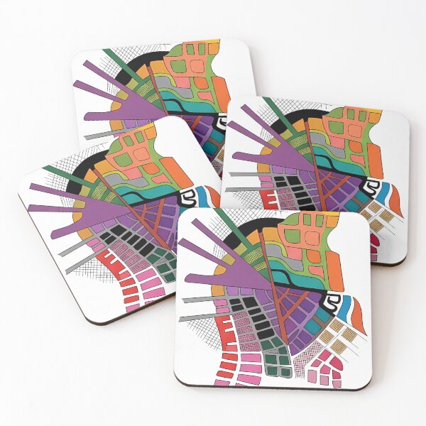 Item preview, Abstract Geometry No. 4: Intersections of Color designed and sold by Ryan Carrabine.