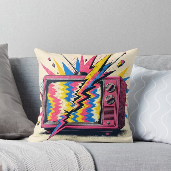 Item preview, Retro TV Static Pop Culture Icon designed and sold by Glitchart66.