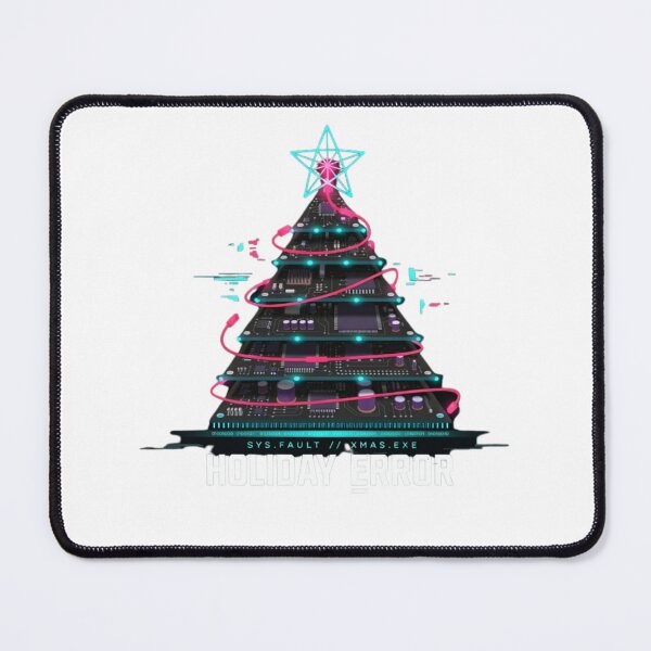 Item preview, Sci Fi Cyber Christmas Tree Holiday Error - Cyberpunk Apparel designed and sold by wyzin39.