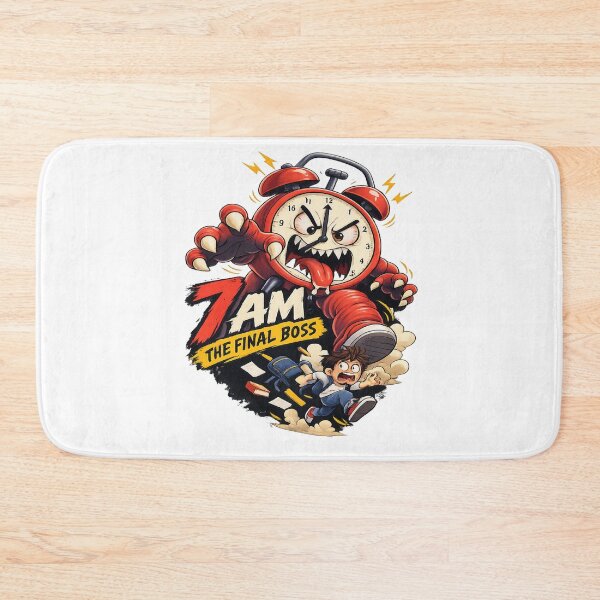 Item preview, 7 AM The Final Boss – Angry Alarm Clock Funny Morning Design designed and sold by 4U---Store.