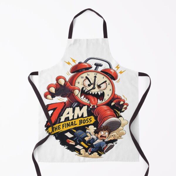 Item preview, 7 AM The Final Boss – Angry Alarm Clock Funny Morning Design designed and sold by 4U---Store.