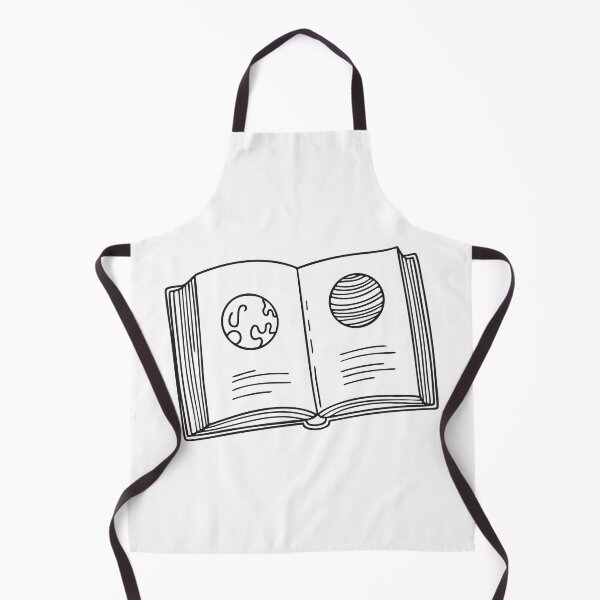Item preview, Doodle illustration of a book showing a Venus diagram on an open science page designed and sold by rasagamastore.
