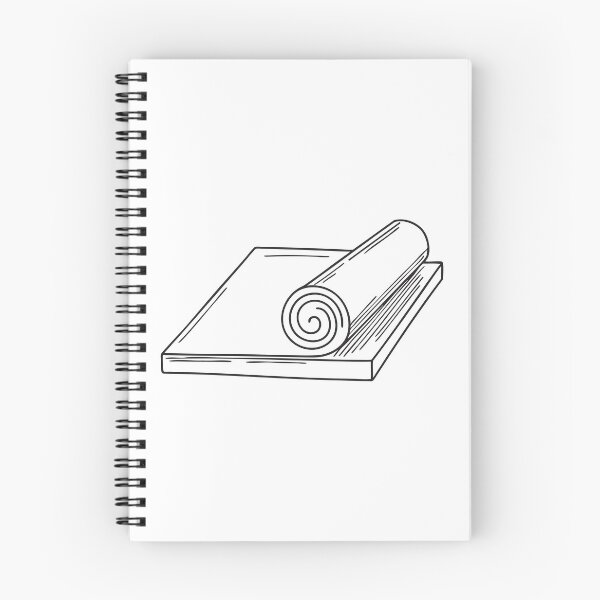 Item preview, Doodle illustration of rolled wood veneer resting on a workbench designed and sold by rasagamastore.