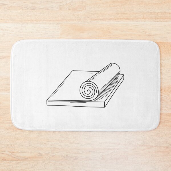 Item preview, Doodle illustration of rolled wood veneer resting on a workbench designed and sold by rasagamastore.