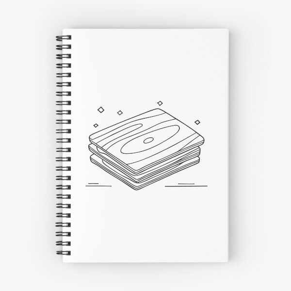 Item preview, doodle illustration of a stack of wood veneer sheets neatly arranged on the floor designed and sold by rasagamastore.