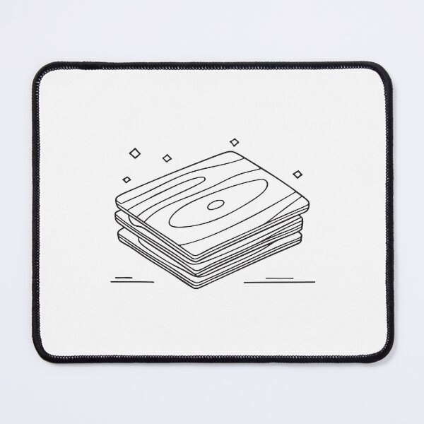 Item preview, doodle illustration of a stack of wood veneer sheets neatly arranged on the floor designed and sold by rasagamastore.
