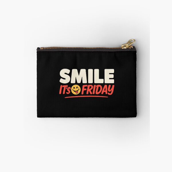 Item preview, Smile It's Friday Smiley Face Happy Weekend Quote designed and sold by Say It With Ink.