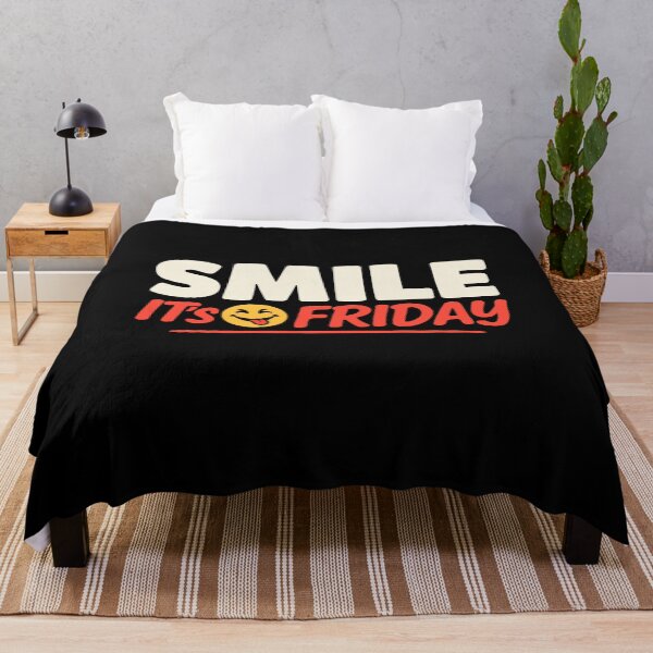 Item preview, Smile It's Friday Smiley Face Happy Weekend Quote designed and sold by Say It With Ink.