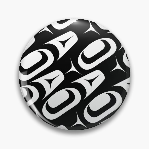 Item preview, Abstract Formline Shapes White and Black designed and sold by Lou-ann Neel.