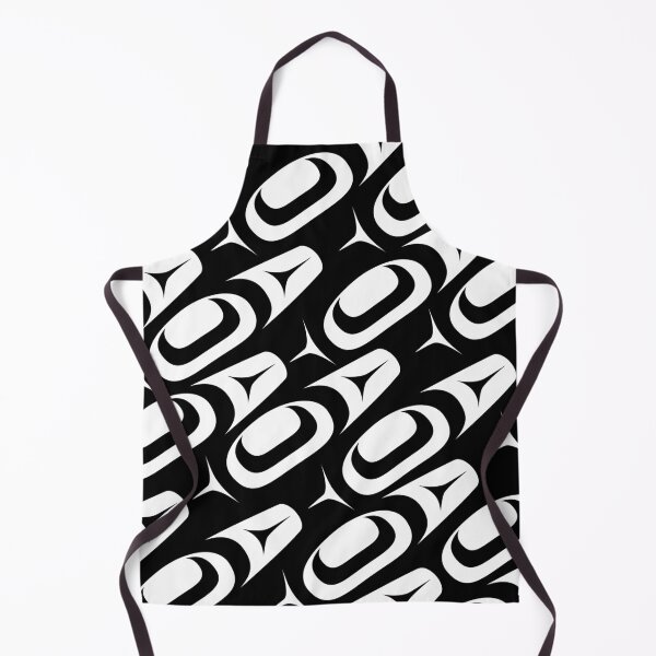 Item preview, Abstract Formline Shapes White and Black designed and sold by Lou-ann Neel.