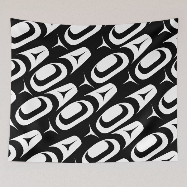 Item preview, Abstract Formline Shapes White and Black designed and sold by Lou-ann Neel.
