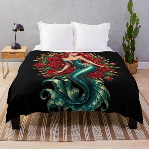 Item preview, Rose Mermaid designed and sold by Jaenne.studio.