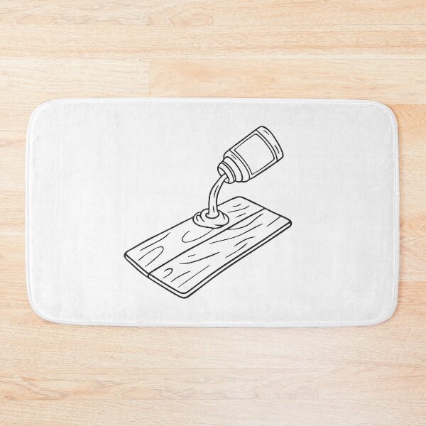 Item preview, doodle illustration of a thin veneer being glued onto a smooth wooden surface designed and sold by rasagamastore.