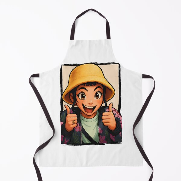 Item preview, Cute Zoey Thumbs Up Chibi Demon Hunter KPop Inspired Bucket Hat Design designed and sold by Alpesh Jogia.