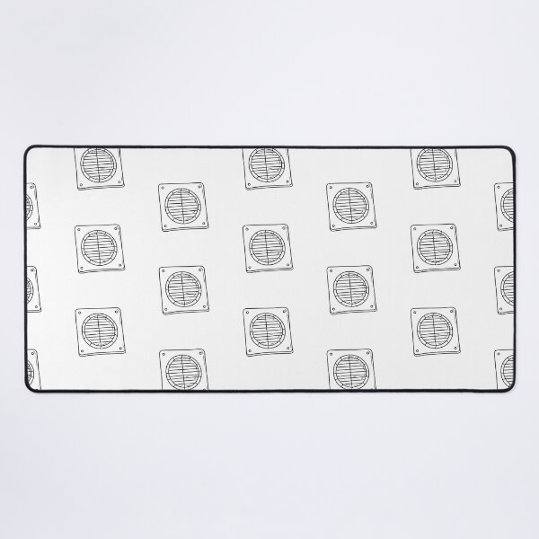 Item preview, doodle illustration of a vent grill removed from a wall opening designed and sold by rasagamastore.