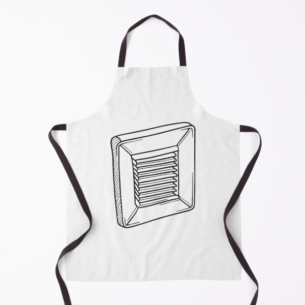 Aperçu de l'œuvre Illustration schématique montrant une grille d'aération détachée de son ouverture murale créée et vendue par rasagamastore.