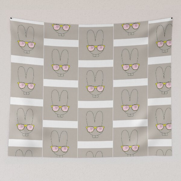 Item preview, Easter Bunny Badass And Funny With Glassesnr 4 Egg Hunt Squad Chilling Peeps designed and sold by zak-imasasag.