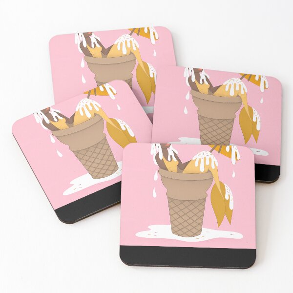 Item preview, Ice Cream Mermaid designed and sold by RetroVibeArty.