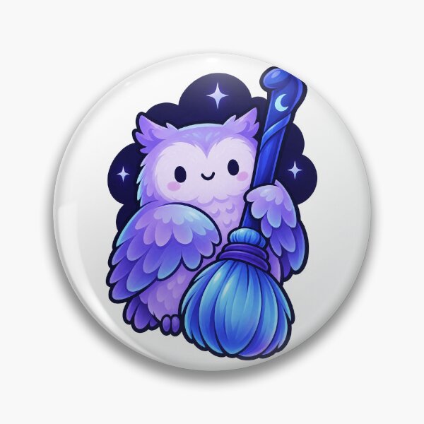 Item preview, Little Broom Night Owl designed and sold by The-Art-of-D.