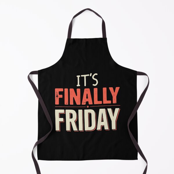 Item preview, It's Finally Friday Retro Weekend Relief Quote designed and sold by Say It With Ink.