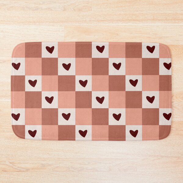 Item preview, Pink Heart Checkerboard Pattern designed and sold by ZenithDrip.