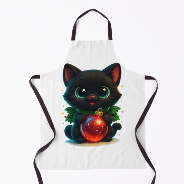 Item preview, Cat Holding Christmas Ornament | Cozy Christmas Cat designed and sold by PrintCreations9.