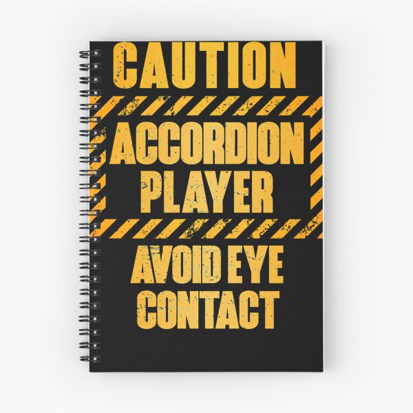 Item preview, Great Caution Accordion Player And Avoid Eye Contact The Black designed and sold by ArtisticWild.