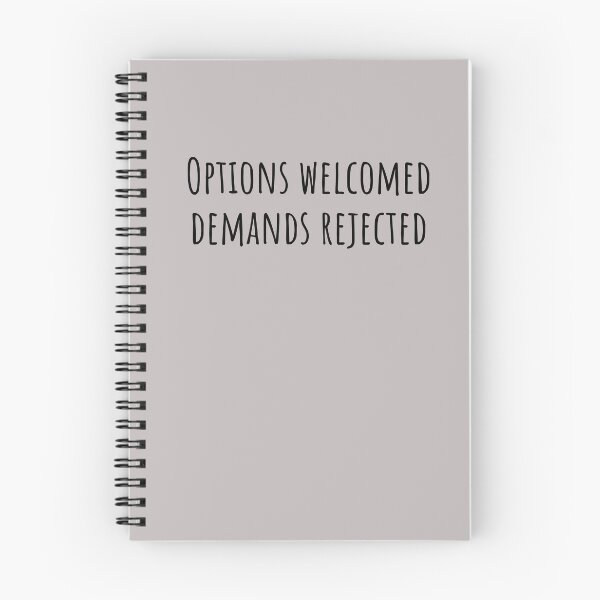 Item preview, Options Welcomed Demands Rejected PDA Neurodivergent designed and sold by Notty DOT.