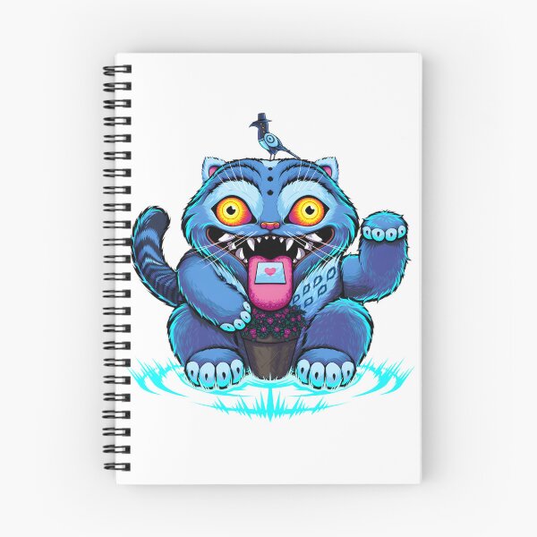 Item preview, Blue Derpy Money Tiger Cute Cartoon Animal with Cash Illustration designed and sold by Alpesh Jogia.
