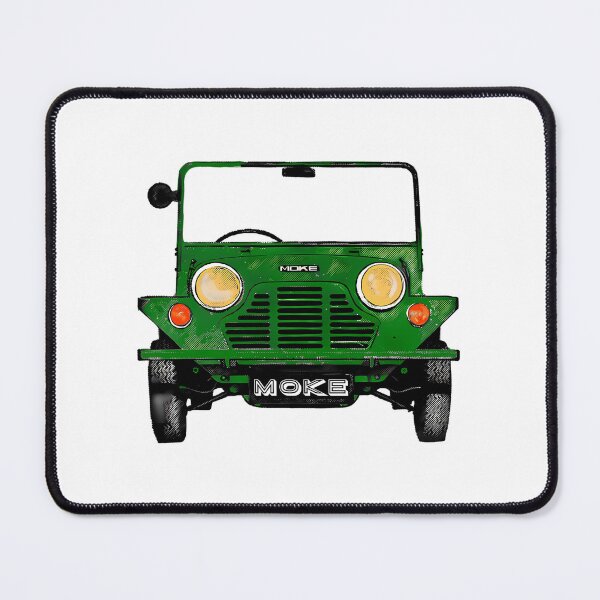 Item preview, Classic Vintage Mini Moke Pop Art Dark Army Green designed and sold by uaidatherne.